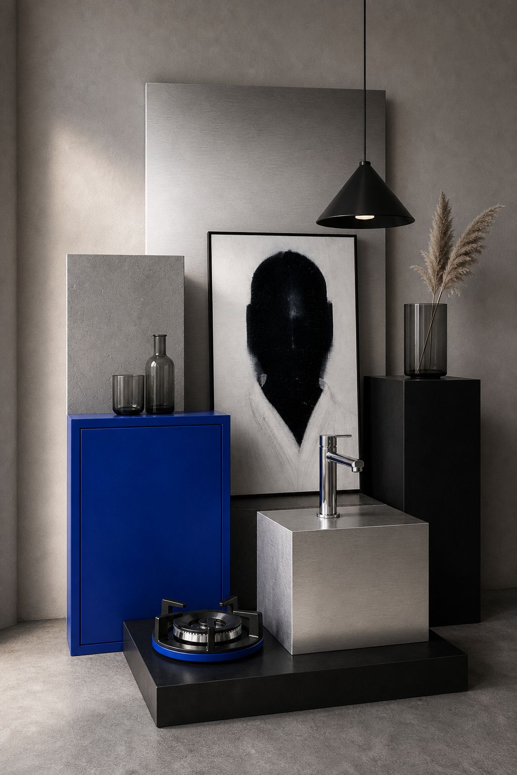 Moodboard: Blue Kitchen